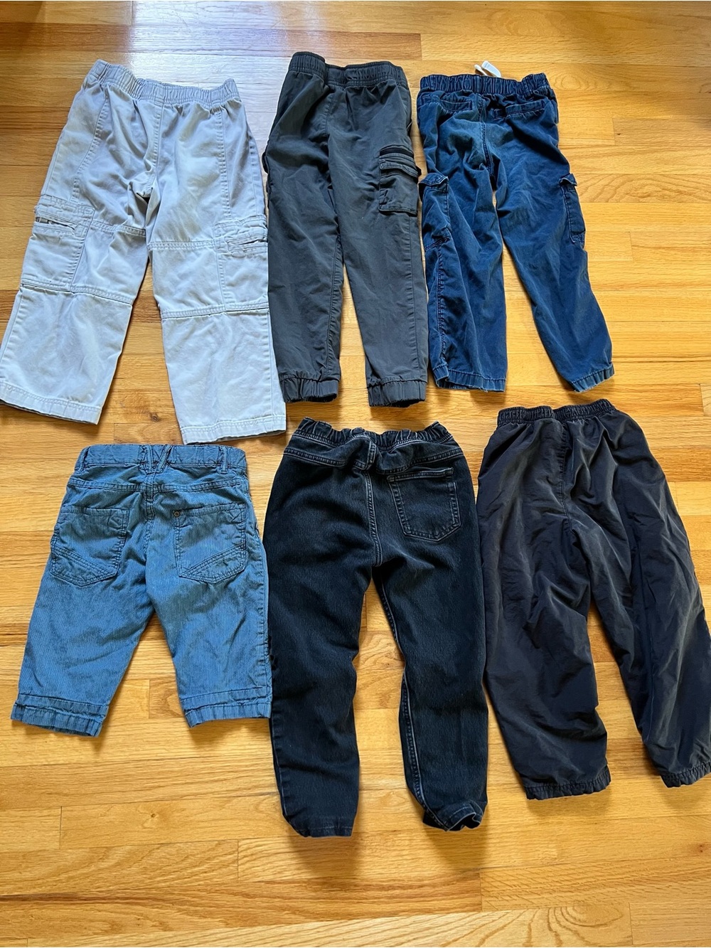 (Lot of 6) size youth 5 mixed brand Pants both lightweight and lined - Picture 2 of 9